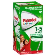 Panadol Children 1-5 Years Colourfree (Strawberry) 100ml