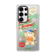 Galaxy S25 Ultra Clear Magnetic Case SLOWCOASTER Friends Friends Pokori Phone Case