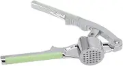 Garlic Press: Zinc Alloy Garlic Press: 2 in 1 Ergonomic Mincer for Kitchen Home Ideal for Crushing and Mincing Garlic