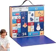 Empty Boxes - 24 Days Countdown Boxes, Calendar Gift Set, Festive Treat Holders | Reusable Box Set with Numbered Slots, Storage Calendar for Filling Chocolates, Candies