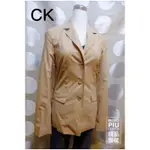 CALVIN KLEIN CK 粉膚色西裝外套