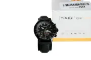 TIMEX iQ+ Move Men's Leather Watch Black TW2R39900 F5