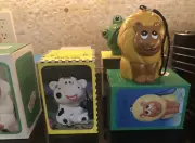 Novelty Radio Bulldog Frog Elephant Bear Cow Lion Tiger Fish Rabbit Bir AM Radio
