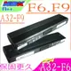 ASUS電池-華碩 F6,F9,A32-F6, A32-F9, A31-F9, A33-F9, A32-T13