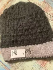 ROXY Ladies GIRLS HAT CAP BEANIE Knit Knitwear BLACK - GREY Genuine new