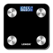 Lenoxx Smart Body Scale w/ Bluetooth, LED, Weight Tracking & Recording
