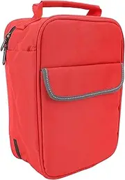 First Aid Bag Resist Tear Polyester Multiple Pockets Outdoor Emergency Bag with Reflective Strips Suitable for First Aid Supplies Organization