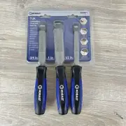 Kobalt 3pc Beaver File and Chisel Set 0489613 Blue & Black
