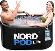 Lifepro NordPod Elite Recovery Ice Tub - 2 Person Portable Ice Bath Tub for Athletes - Cold Plunge Tub for Outdoor, Easy Setup Cold Bath with All-Weather Lid and Air Pump, Ice Baths for at Home