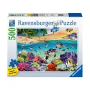 Race Of The Baby Sea Turtles (500pc Large Format) Ravensburger