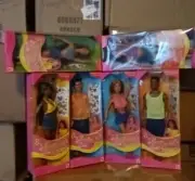 Butterfly Art Barbie, Christie, Teresa, Kira, Ken, Steven Complete Set BANNED