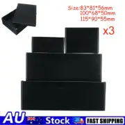 3pcs IP67 Waterproof Plastic Junction Box Electronic Enclosure Project Case AU