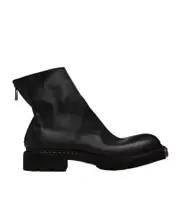 round-head short boots 41,42 black