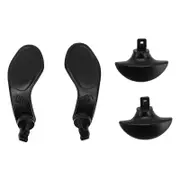 4pcs Game Controller Back Paddles Professional Replacement Metal Back Buttons for PS5 Edge Controller Black