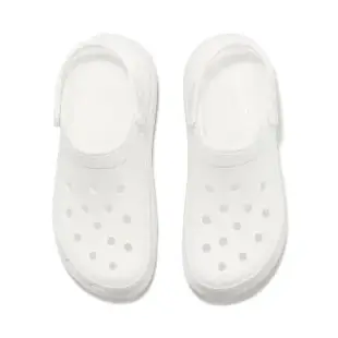 Crocs 超厚底洞洞鞋 Classic Crush Clog 白 男女鞋 經典泡芙 卡駱馳 207521100