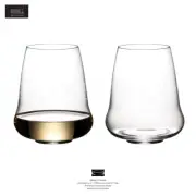 RIEDEL - 2 Glasses Of Wine SL Stemless Wings Champagne/Sauvignon/Riesling