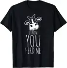 I Know You Herd Me Cow Pun Funny Animal Joke Teacher Gift Unisex T-Shirt