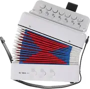 ifundom Key Accordion Educational Musical Instrument for Stage Performance Durable Design Introductory Accordion for Develops Patience Communication Skills