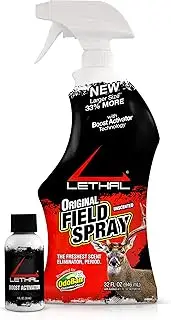 Lethal Original Field Spray with Boost | Hunting Scent Eliminator | Original Field Spray Gives You a Lethal Advantage: a Scent Elimination Spray That Works for All Game and Predators. Stay Lethal.
