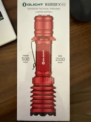 Olight Warrior X Pro – Red, Limited Edition