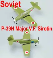 Easy Model 1/72 USAF P-39N Major V.F. Sirotin of Soviet Air Force in 1944 #36323