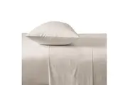 Bambury Chateau Flat Sheet Mocha Ultra Soft Home Bedding