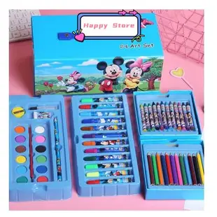 54 Pieces Kids Art Artist Set in a Box with Drawers Pens Pen