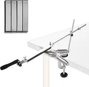 Knife Sharpener, IMAGE Stainless Steel Kitchen Knife Sharpener 240/400/600/1000 Degree Fixed Rotation Angle, Chef Knife Sharpener with 4 Whetstones