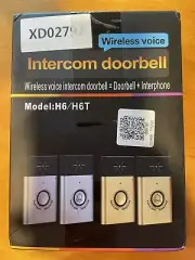 Two Way Voice Intercom 2.4G Wireless Doorbell Interphone Security System