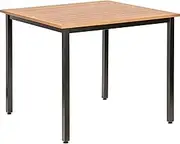 Lorell Outdoor Table, Steel, Teak