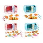 Kids Pretend Toys Mini Microwave Toy Realistic Development Educational Kitchen