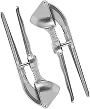 IMIKEYA Manual Garlic Press Metal Garlic Mincer Ginger Press Tool for Kitchen Aluminum Alloy