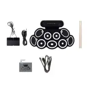 Easy Storage Rolling Up Drum Set Silicone Drum Pad for Kids with Volumes Control