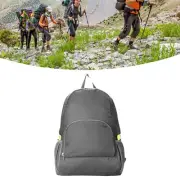 (Dark Gray)Foldable Hiking Backpack 16L Waterproof Portable Backpack With M CH