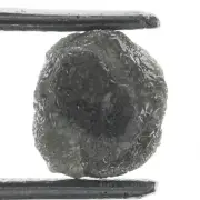 2.47 CT Real Natural Rough Loose Diamond, Fancy Uncut Gray Gemstone For Pendant