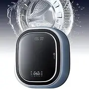 Wall-Mounted Min Washing Machine, 3kg Capacity Front Load Washing Machine, 1450W Mini Underwear Washer, Full-Automatic Washing Machine and Spin Dryer, Space-Saving for Apartment Hotel Home