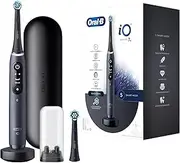 [Oral-B] iO Series 7 Electric Toothbrush/Electric Toothbrush, 2 Replacement Brushes, 5 Cleaning Modes for Dental Care, Magnetic Technology, Display & Travel Case, Gift Man / Women, Designed by Braun, Black Onyx