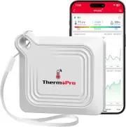 ThermoPro Bluetooth Thermometer Hygrometer, 260FT Range White, White