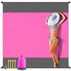 EASYFUN Beach Blanket Sandproof Oversized 79''×83'' Extra Large Beach Mat Por...
