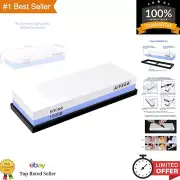 Knife Sharpening Stone, 2 Sided Grit 1000/6000 Whetstone Set with Non-slip Si...