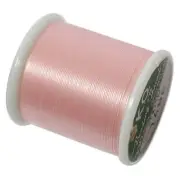 K.O. Beading Thread Baby Pink Japanese Bead Thread 43334 55yds Nylon Waxed KO