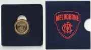 2023 Australia AFL Premiers Melbourne $1 UNC Coin on card RAM