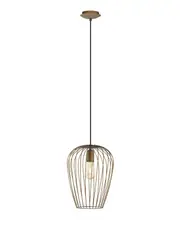 Callam 1 Light Medium Pendant in Bronze