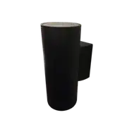 LED Up / Down Wall Light Weatherproof 12W Black Aluminium 3000K - VBLWL-304-4-30