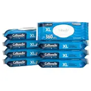 XL Flushable Wet Adult Wipes Large 8 Flip-Top Packs 45 per Pack (360 Total Wipes