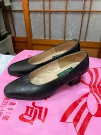 在飛比找Yahoo!奇摩拍賣優惠-「 二手鞋 」 DIANA 女生皮革跟鞋 24.5cm（黑）