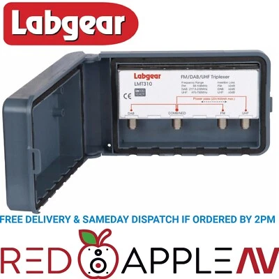 Labgear LMT310NS Triplexer FM, DAB & TV Aerial UHF Masthead Amplifier