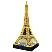 216pc Ravensburger Eiffel Tower at Night 3D Jigsaw Puzzle Play Toy 10+