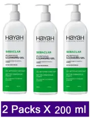 Sebaclar Purifying Cleansing Gel Removes make up purifies Ance prone skin 600ml