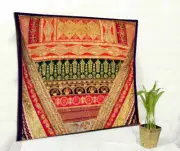 33% OFF 30" GORGEOUS BEAD DECOR SEQUIN SARI FLOOR THROW CUSHION PILLOW COVER